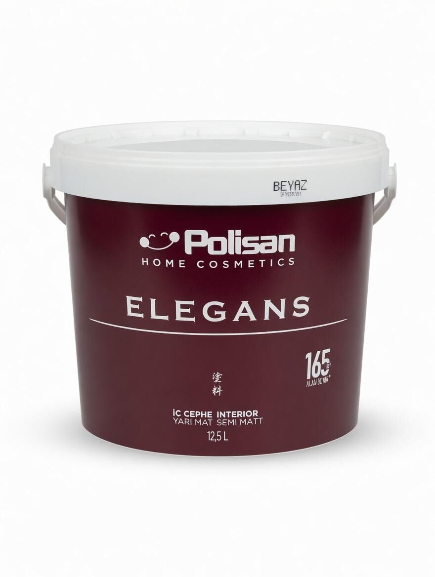 POLİSAN ELEGANS Yarımat Beyaz 12,5 L