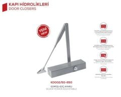 KALE KAPI HİDROLİĞİ GÜÇ AYARLI  2-5 GÜMÜŞ