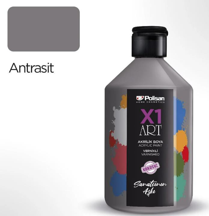 POLİSAN MULTISURFACE Antrasit Boya 500 ML