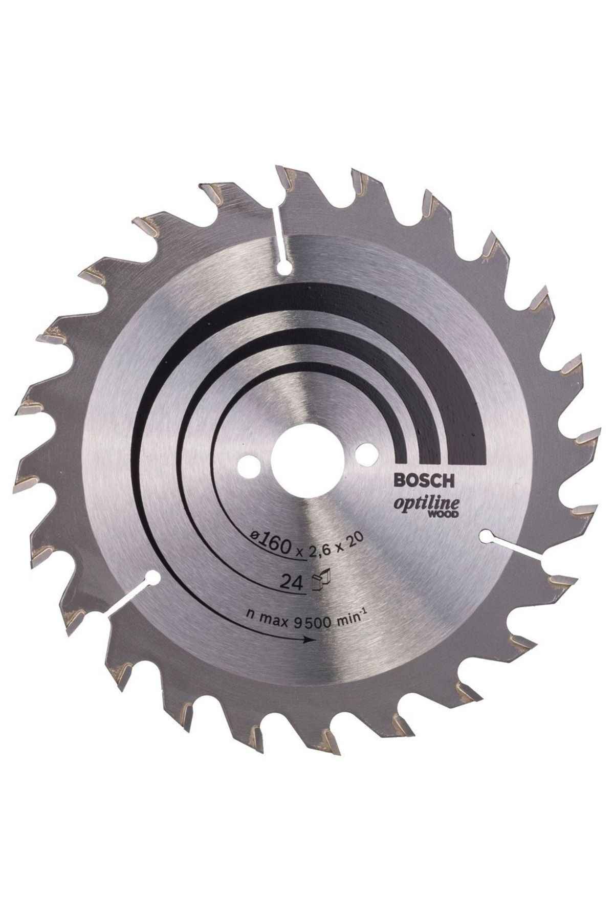 BOSCH OPTİLİNE DAİRE TESTERE  160*20 24 DİŞ