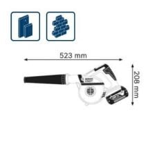 Bosch GBL 18V-120 Akülü Üfleyici (Solo)(AKÜ VE ŞARJ CİHAZI DAHİL DEĞİLDİR)