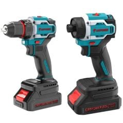 CATPOWER 5130 KÖMÜRSÜZ Li-iON AKÜLÜ 2'Lİ KOMBO SET - MATKAP VE VİDALAMA 20V 2.0Ah