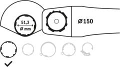 Bosch Taşlama Siperi Kapaksız Vidasız 115mm v1