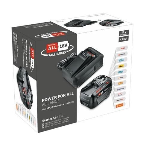 Bosch 18V Lityum-İyon Akü 4.0 ah + Sarj Cihazı