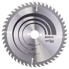 Bosch Optiline Ahşap 230x30 mm 48 Diş Daire Testere Bıçağı