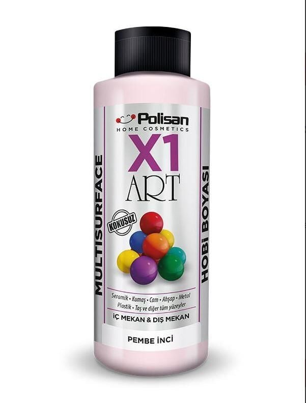Polisan 0025 X1 Art Multısurface Pembe İnci 120 ml