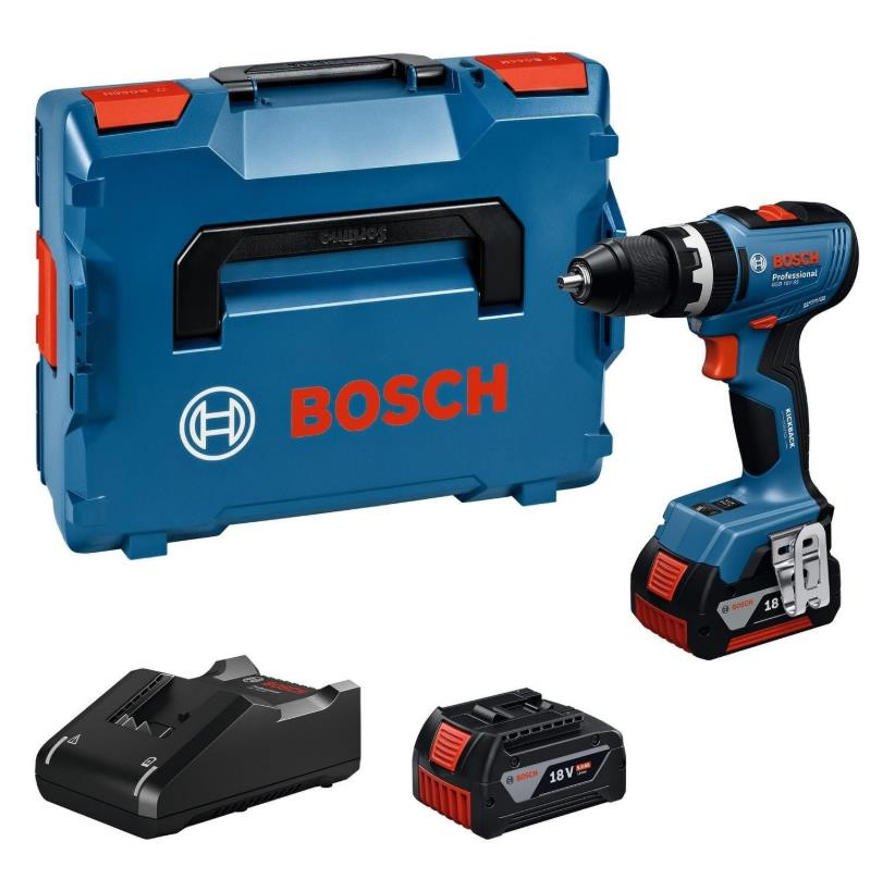 Bosch GSR 18V-65 Akülü Delme Vidalama 2x5.0Ah