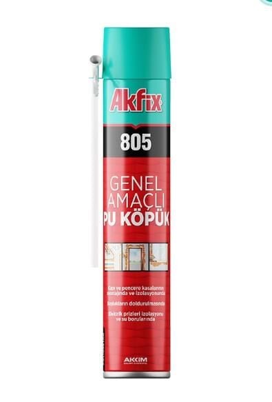 Akfix 805 PU Pipetli Köpük 750 ml
