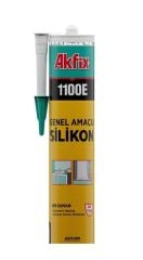 Akfix 1100E Genel Amaçlı Silikon Beyaz 280 gr