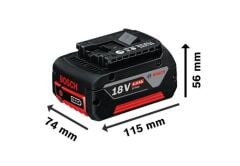 Bosch Kombi Seti 18VKit: GSR+GWS+GBH+3x4.0Ah+GA