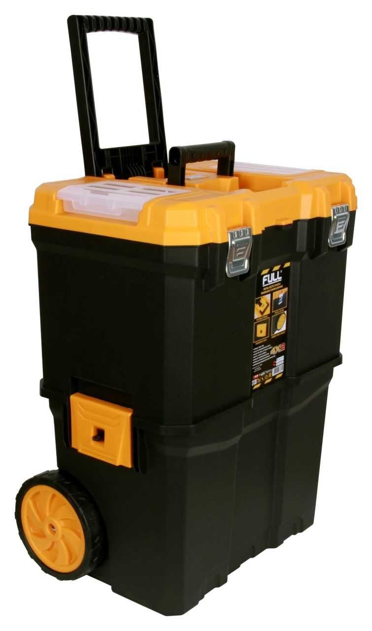 Full Metal Kilitli 2 Katlı Tekerlekli Takım Çantası