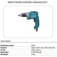 Makita FS4300X Elektrikli Vidalama