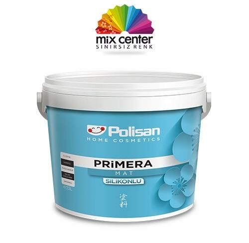 POLİSAN PRİMERA MAT SİLİKON BAYRAK KIRMIZI 7,5 LT