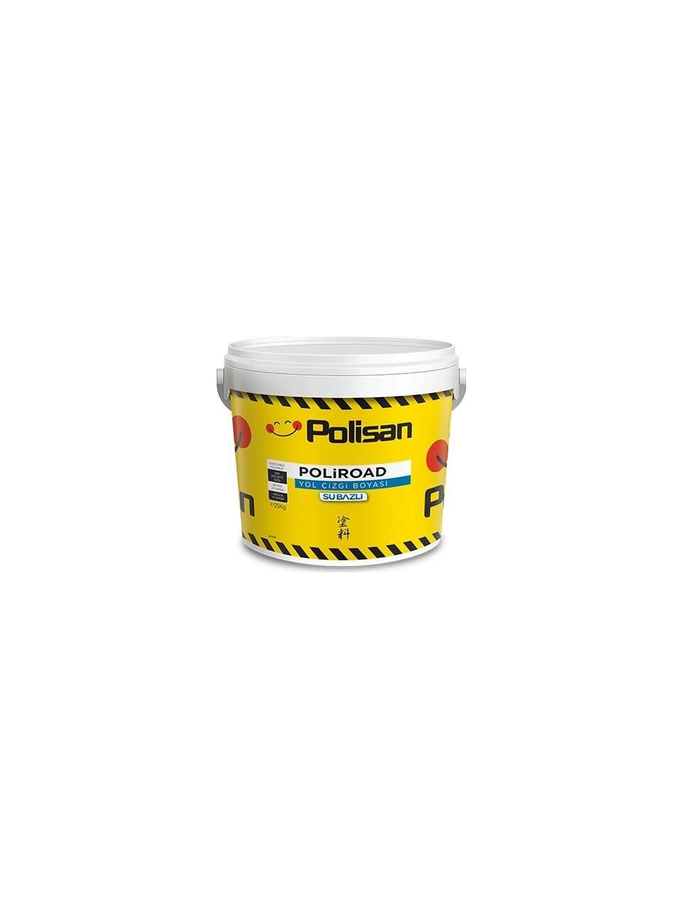 POLİSAN SU BAZLI YOLCIZGI BOYASI SARI 2,5 L