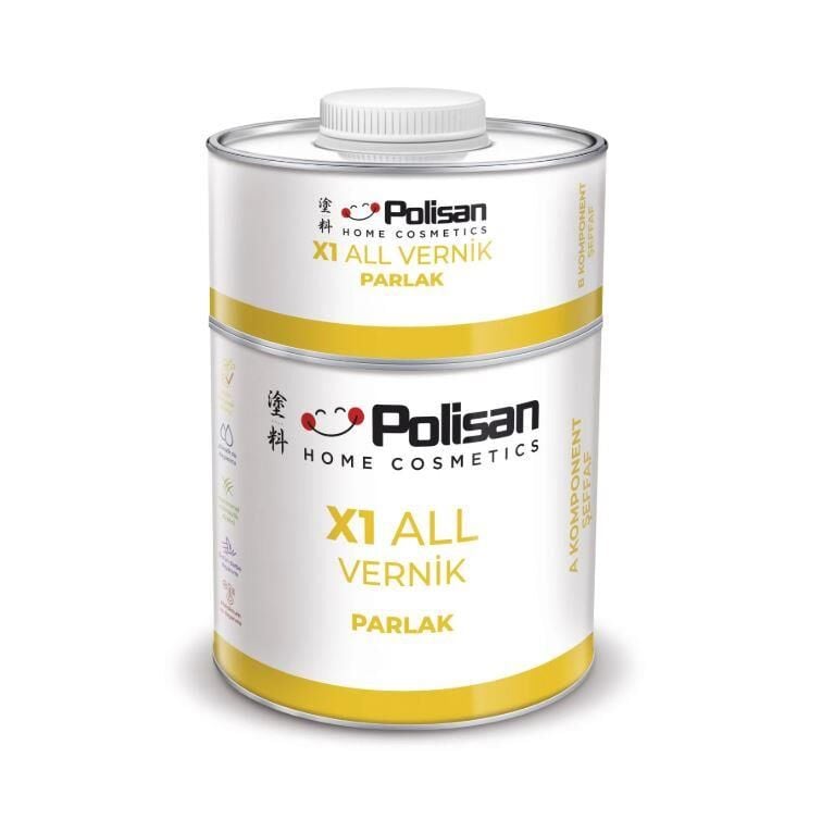 POLİSAN X1 ALL VERNİK PARLAK (TKM 0,6KG)