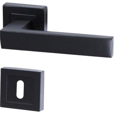 Nobel Z2004 Kapı Kolu İnox Mat Siyah Rozetli Oda