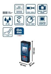 Bosch GLM 100-25 C Lazerli Uzaklık Ölçer