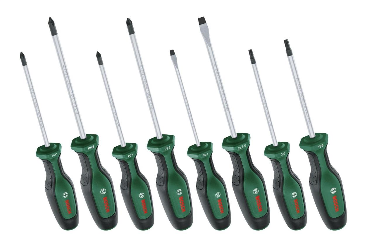 Bosch Tornavida Seti 8 Parça