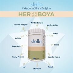 Bianca Stella Su Bazlı Akrilik Boya Siyah 1 lt