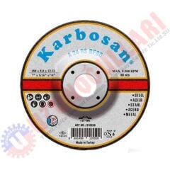 KARBOSAN 910580 Metal Çapak Alma Disk 180x8x22 mm