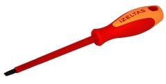İzeltaş 4140 17 5512 İzoleli Düz Tornavida 1000V