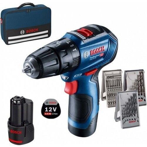 Bosch GSB 12V-30 + 39 parça vidalama seti