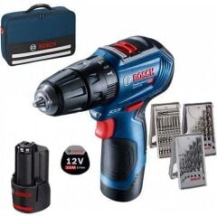 Bosch GSB 12V-30 + 39 parça vidalama seti