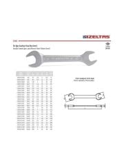 İZELTAŞ 0100 01 2123 İki Ağız Anhtr Kısa Boy 21X23