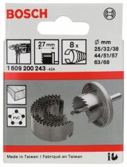 Bosch Ahşap İçin Panç 8 Parça 25-68 mm