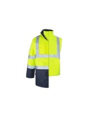 Max Safety 5+1 Oxford Parka Sarı-Lacivert XL