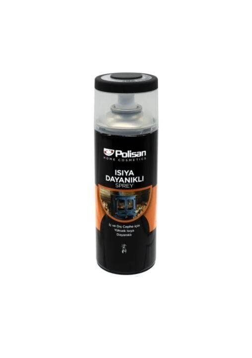 POLİSAN ISIYA DAYANIKLI SPREY SİYAH 400 ML