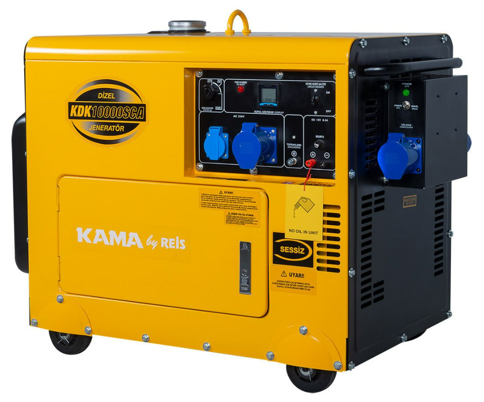 Kama KDK 10000 SCA Dizel Otomatik Jeneratör 9,4 KVA