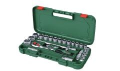 BOSCH 1/2'' Cırcırlı Somun Sıkma Seti 25 Parça