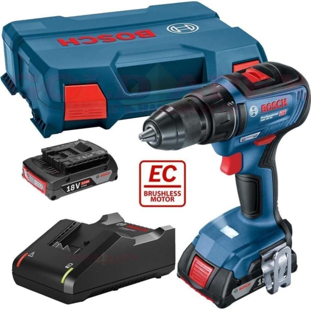 Bosch Gsr 18v-50 Akülü Delme Vidalama 1x2Ah-5Ah