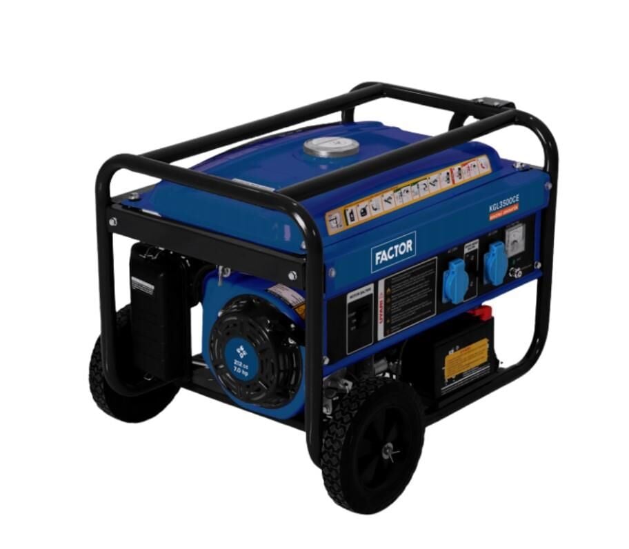 FACTOR KGL3500CE BENZİNLİ JENERATÖR 3.5KVA