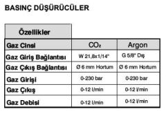 MAGMAWELD ARGON BASINÇ REGÜLATÖRÜ G5/8