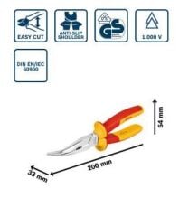 Bosch VDE Eğri Kargaburun 200 mm 40°