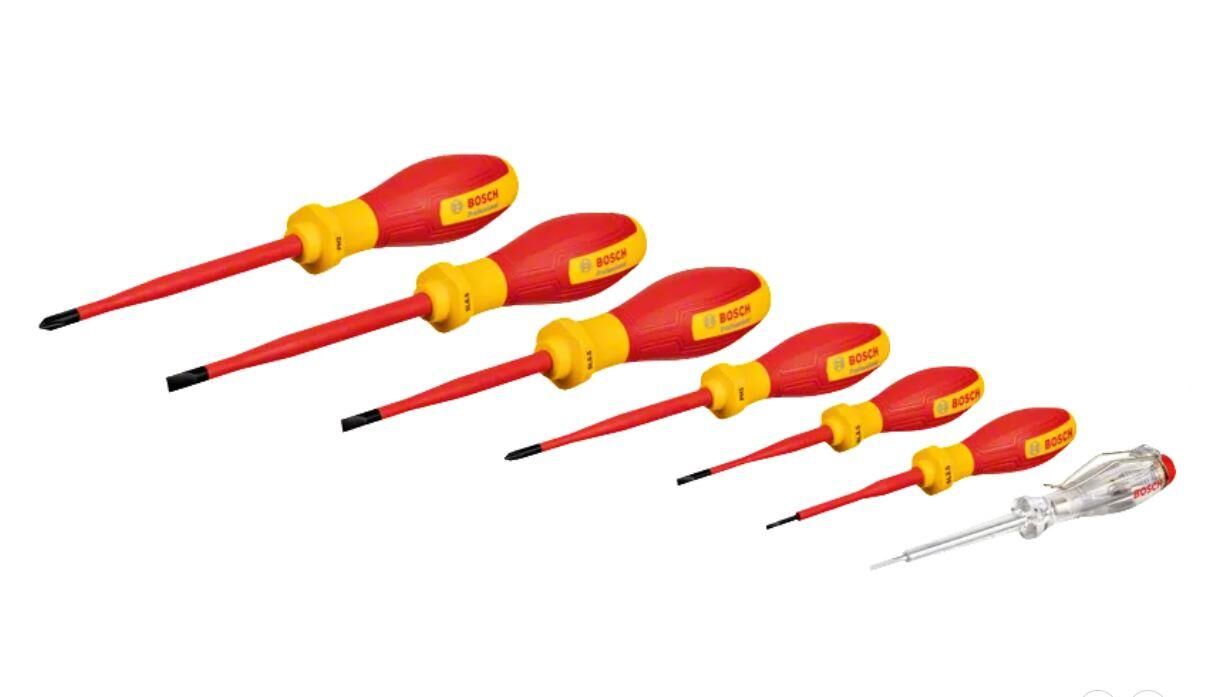 Bosch VDE Tornavida Seti SL/PH 7 parça