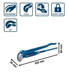 Bosch Düz Kargaburun 45° 420mm S-type Corner p