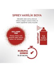 POLİSAN AKRİLİK SPREY MAK. KIRMIZI RAL 2002 400ML