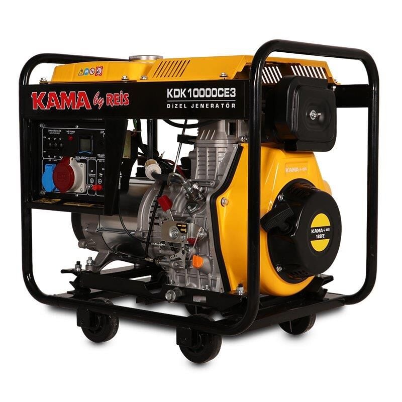 KAMA KDK10000CE3 DIZEL 3-FAZ JENERATOR 8.5kvA