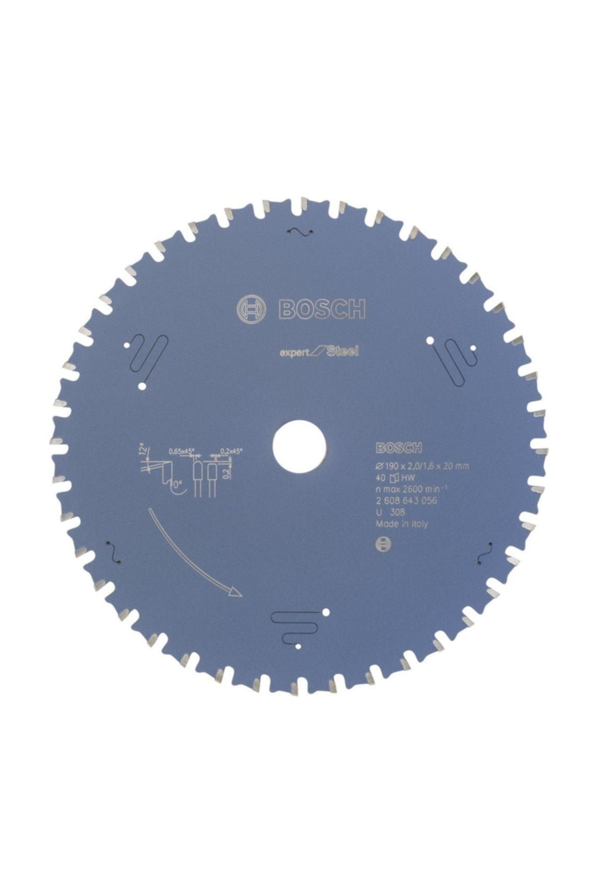 Bosch Daire Testere Bıçağı Expert For Steel 190x20 mm 40 Diş