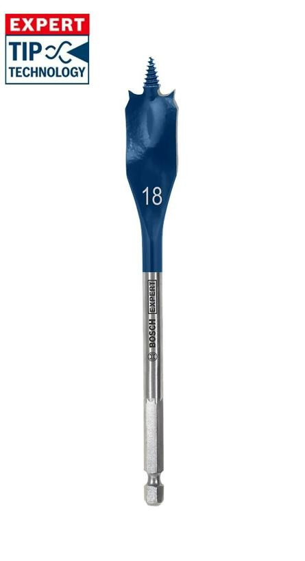 Bosch Ahşap Matkap Uç Expert SCS Yaprak HEX 18x152 mm