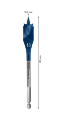 Bosch Ahşap Matkap Uç Expert SCS Yaprak HEX 18x152 mm