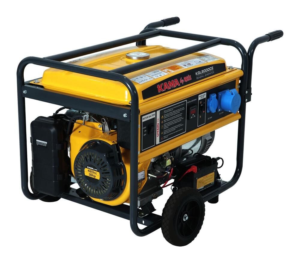Kama Jeneratör KGL8000CE Benzinli 6,5 kw