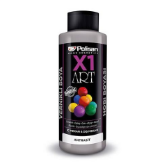 Polisan X1 Art Vernikli Boya Siyah 120 ml