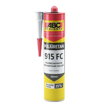 ABC 915 FC Poliüretan Mastik Siyah 280 ml
