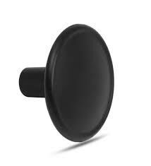 Nobel Art Daire Düğme Mat Siyah
