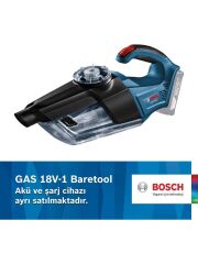 Bosch GAS 18V-1 Akülü Elektrik Süpürgesi (Solo)