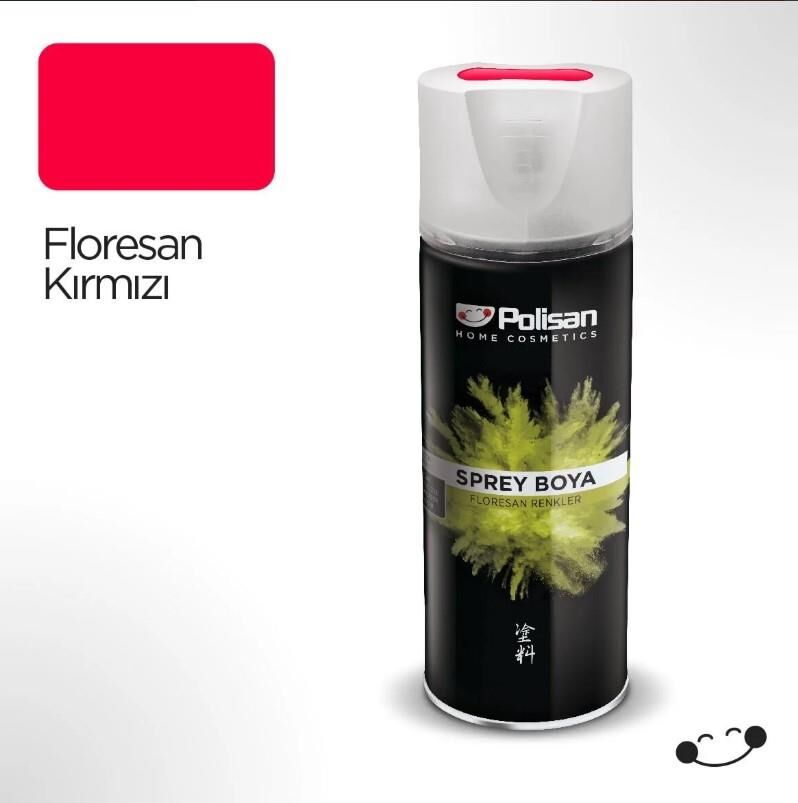 POLİSAN FLORESAN SPREY KIRMIZI 400ML